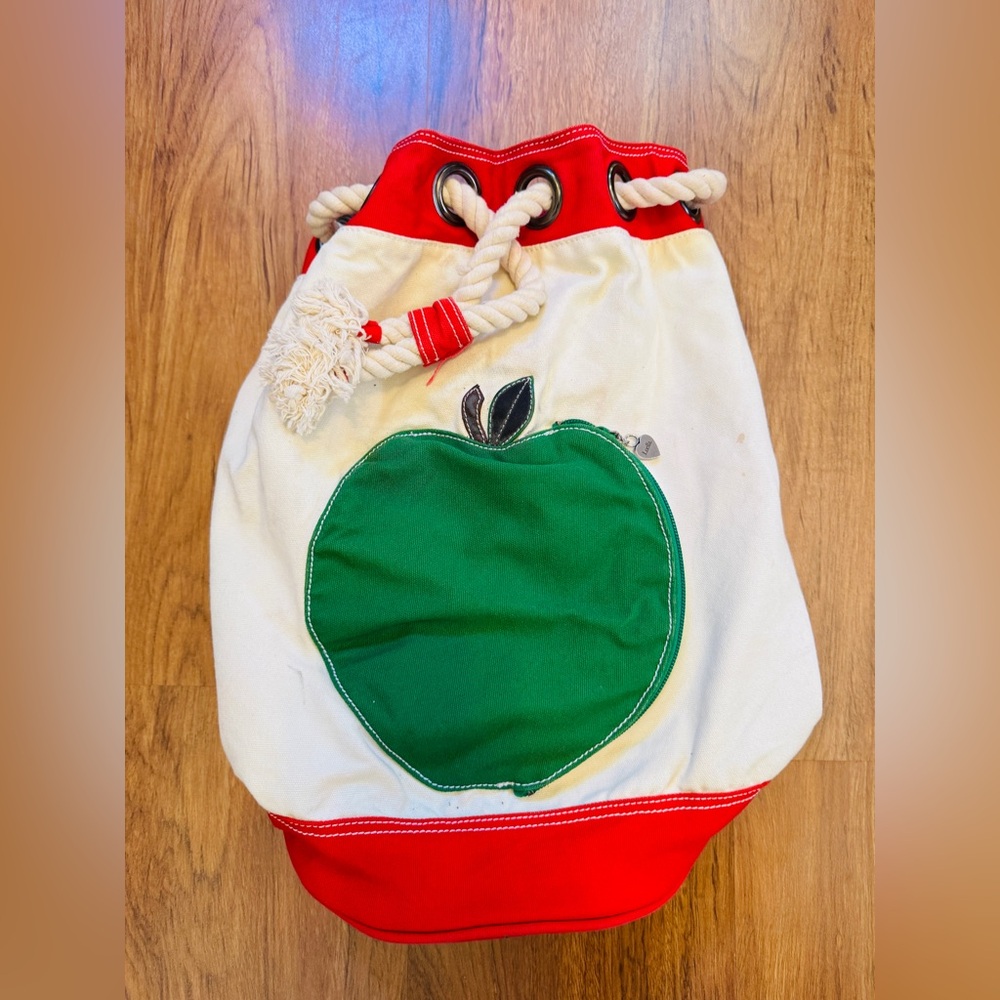 Luella for Target Green Apple Canvas Bucket Bag